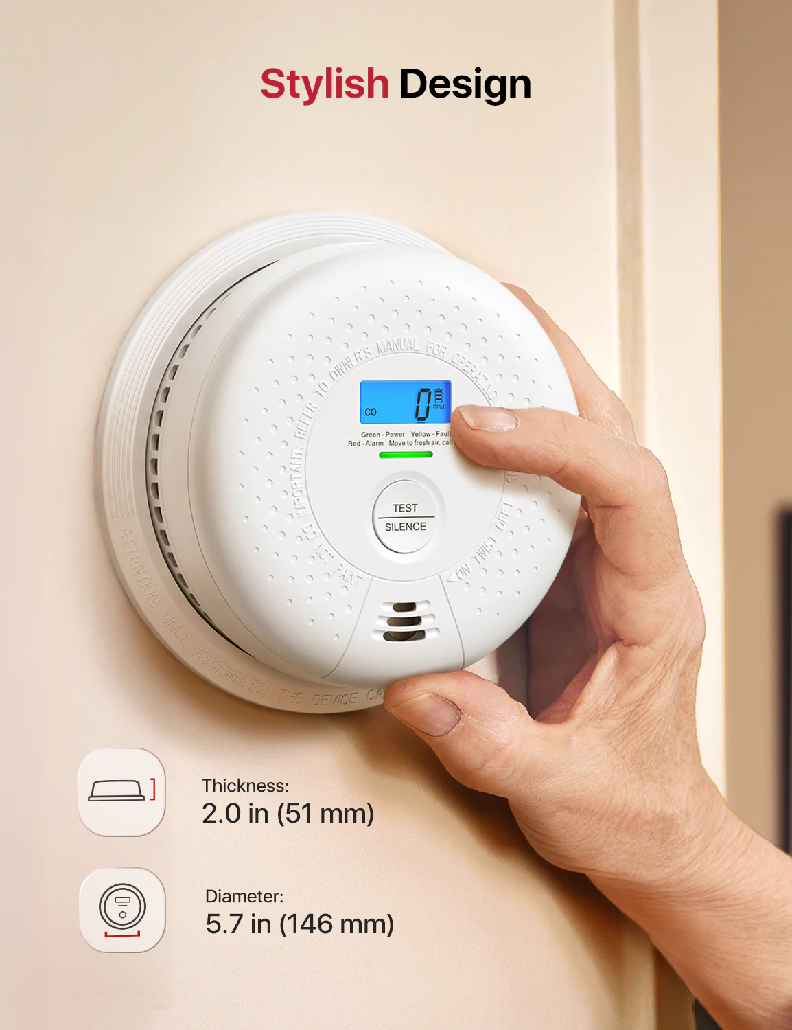 SC01 Standalone Smoke and CO Alarm - Image 10