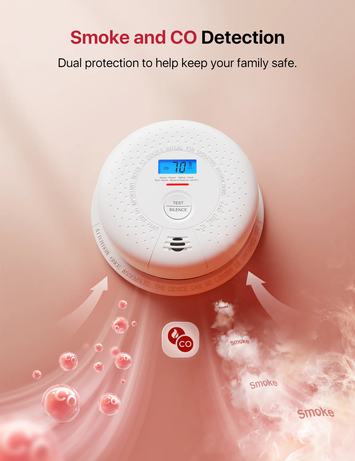SC01 Standalone Smoke and CO Alarm - Image 5