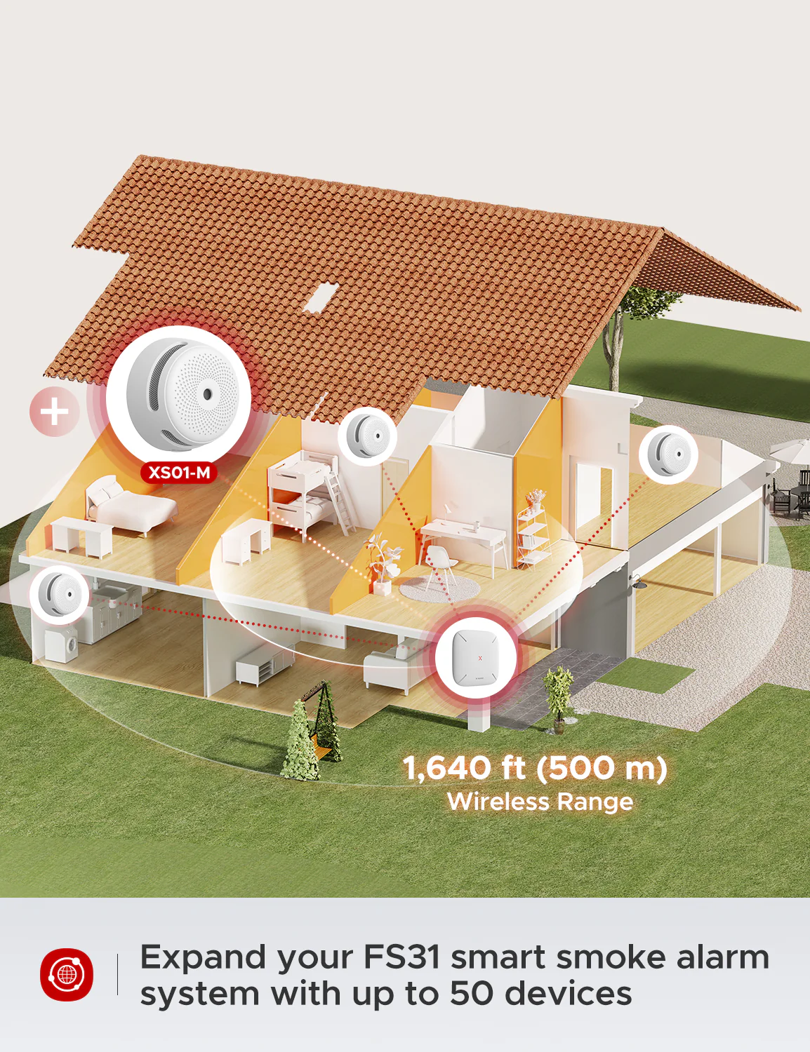 XS01-M Interconnected Smart Smoke Alarm - Image 6