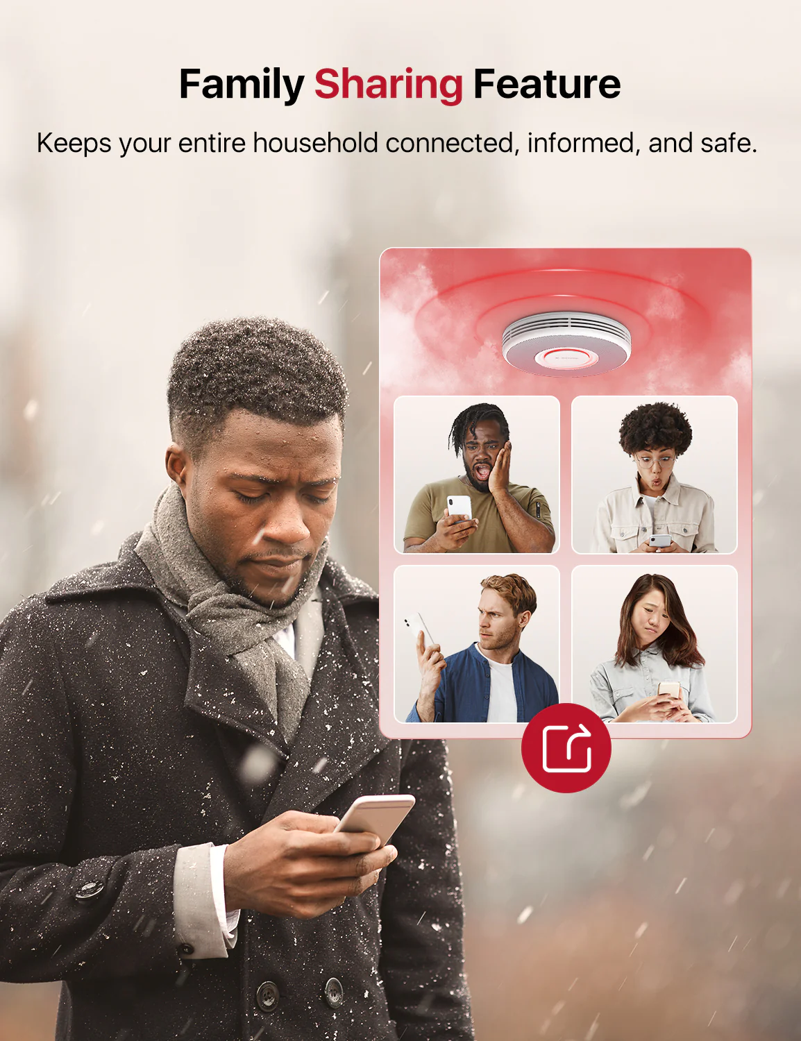 XS0B-MR Interconnected Smart Smoke Alarm with Voice Alerts - Image 8