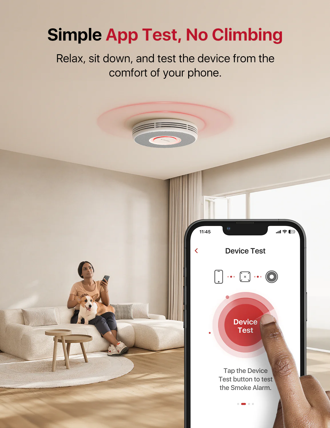 XS0B-MR Interconnected Smart Smoke Alarm with Voice Alerts - Image 9