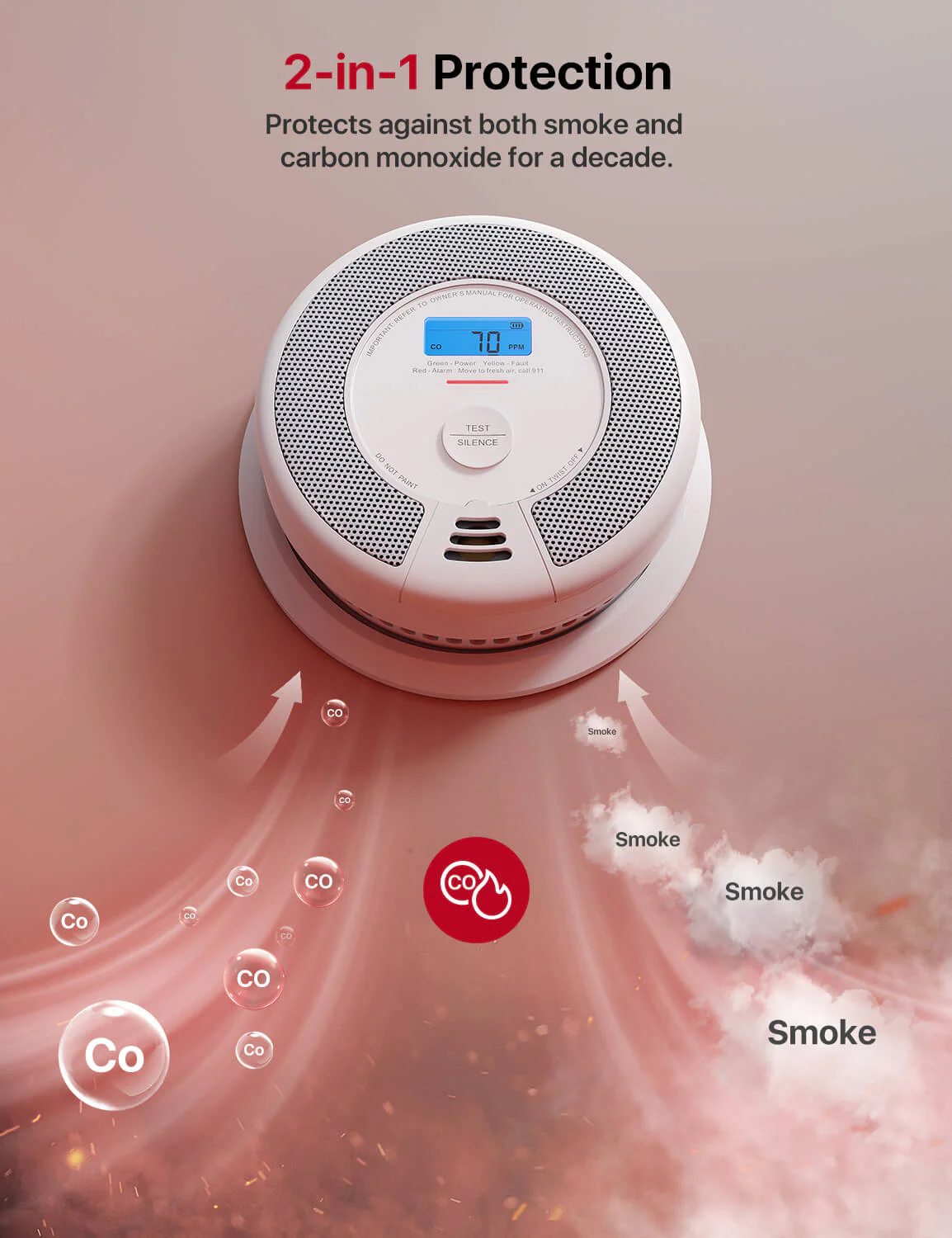 SC07-MR Interconnected Smart Smoke and CO Alarm - Image 6
