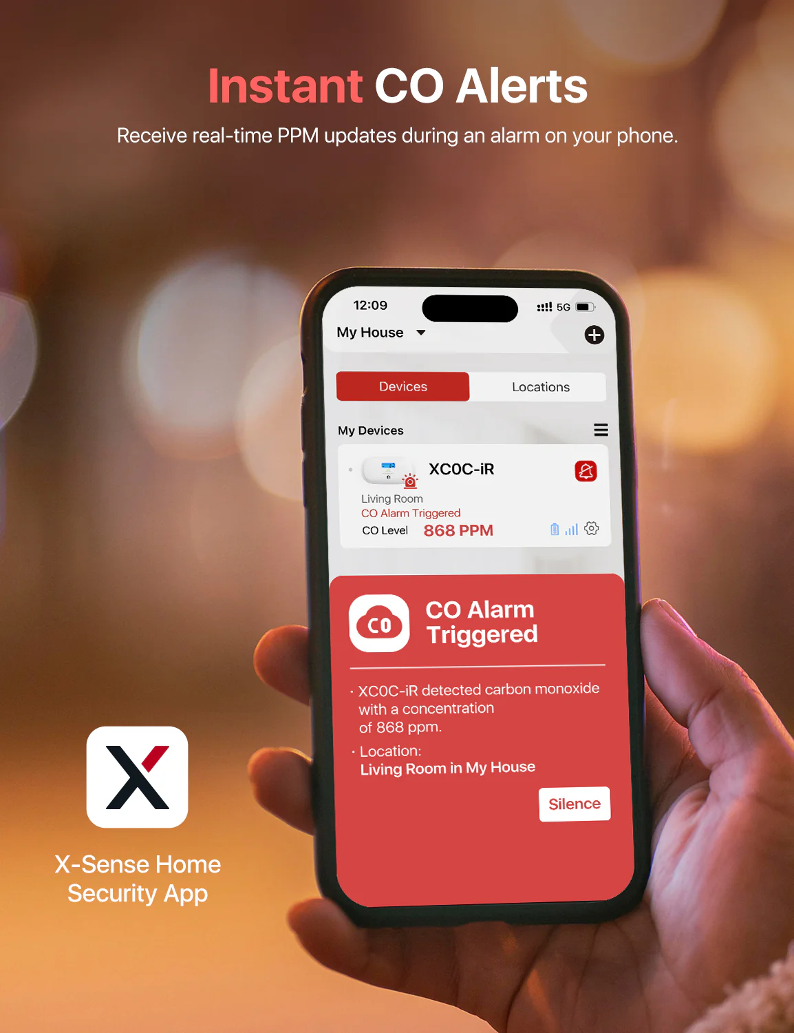 XC0C-iR Smart Carbon Monoxide Alarm - Image 3