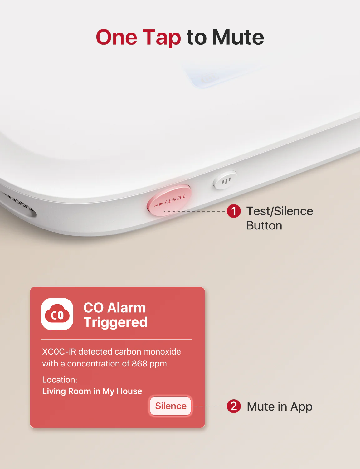XC0C-iR Smart Carbon Monoxide Alarm - Image 5