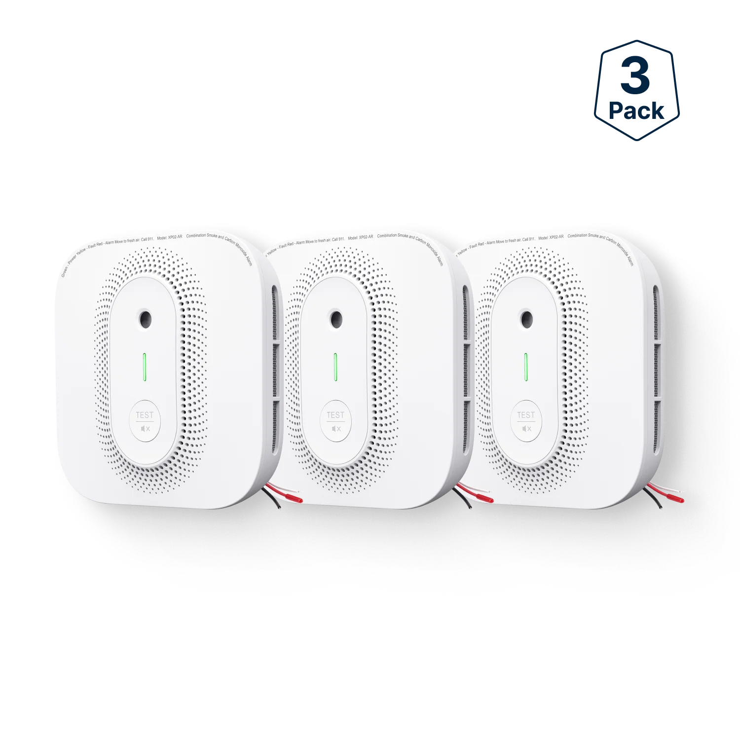 XP02-AR AC Hardwired Smoke and CO Alarm with Voice Alerts - Image 3