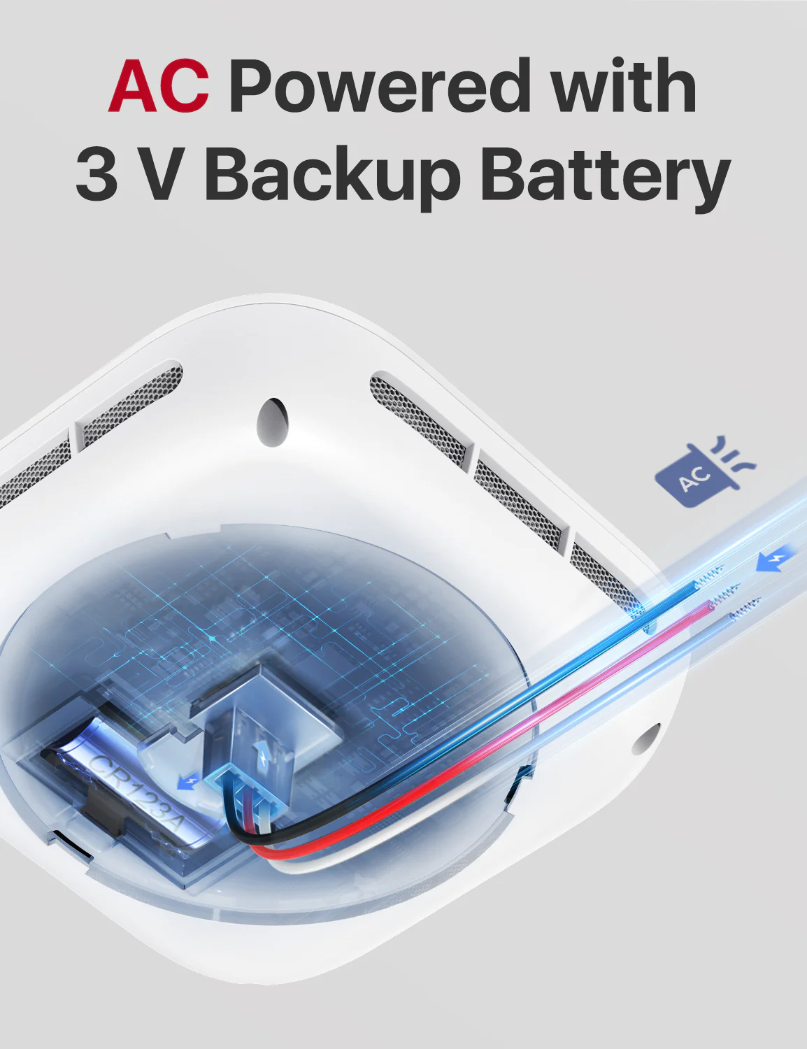 XP02-AR AC Hardwired Smoke and CO Alarm with Voice Alerts - Image 5