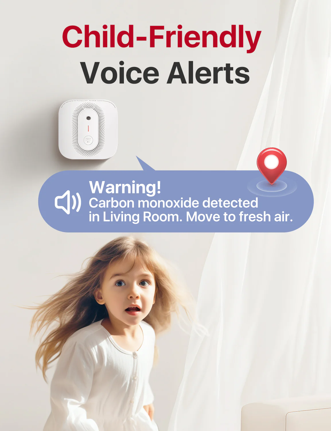 XP02-AR AC Hardwired Smoke and CO Alarm with Voice Alerts - Image 6
