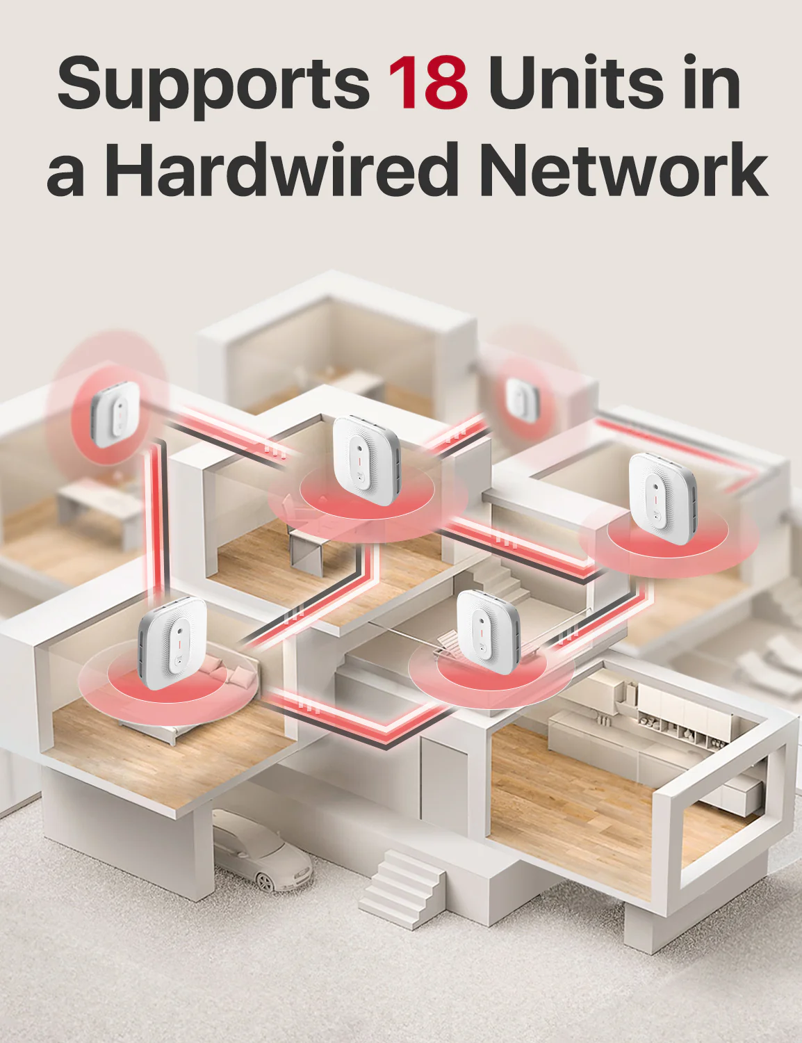 XP02-AR AC Hardwired Smoke and CO Alarm with Voice Alerts - Image 7
