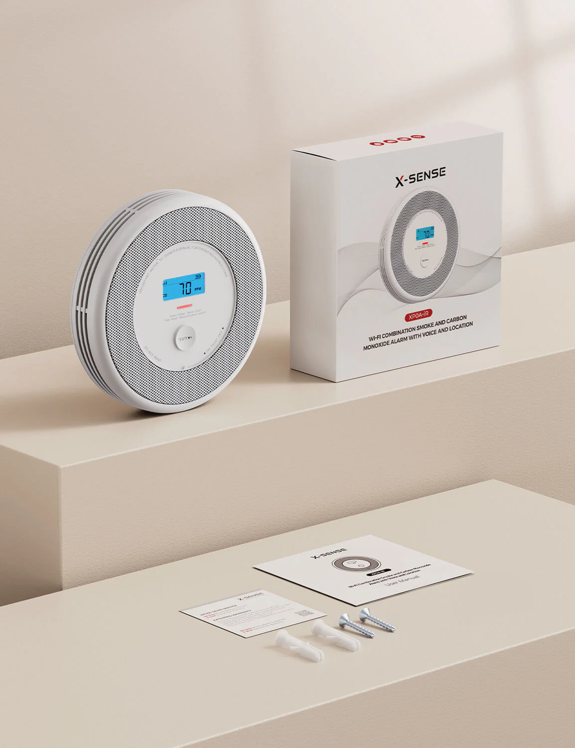 XP0A-iR Smart Smoke and CO Detector with Voice Alerts - Image 7