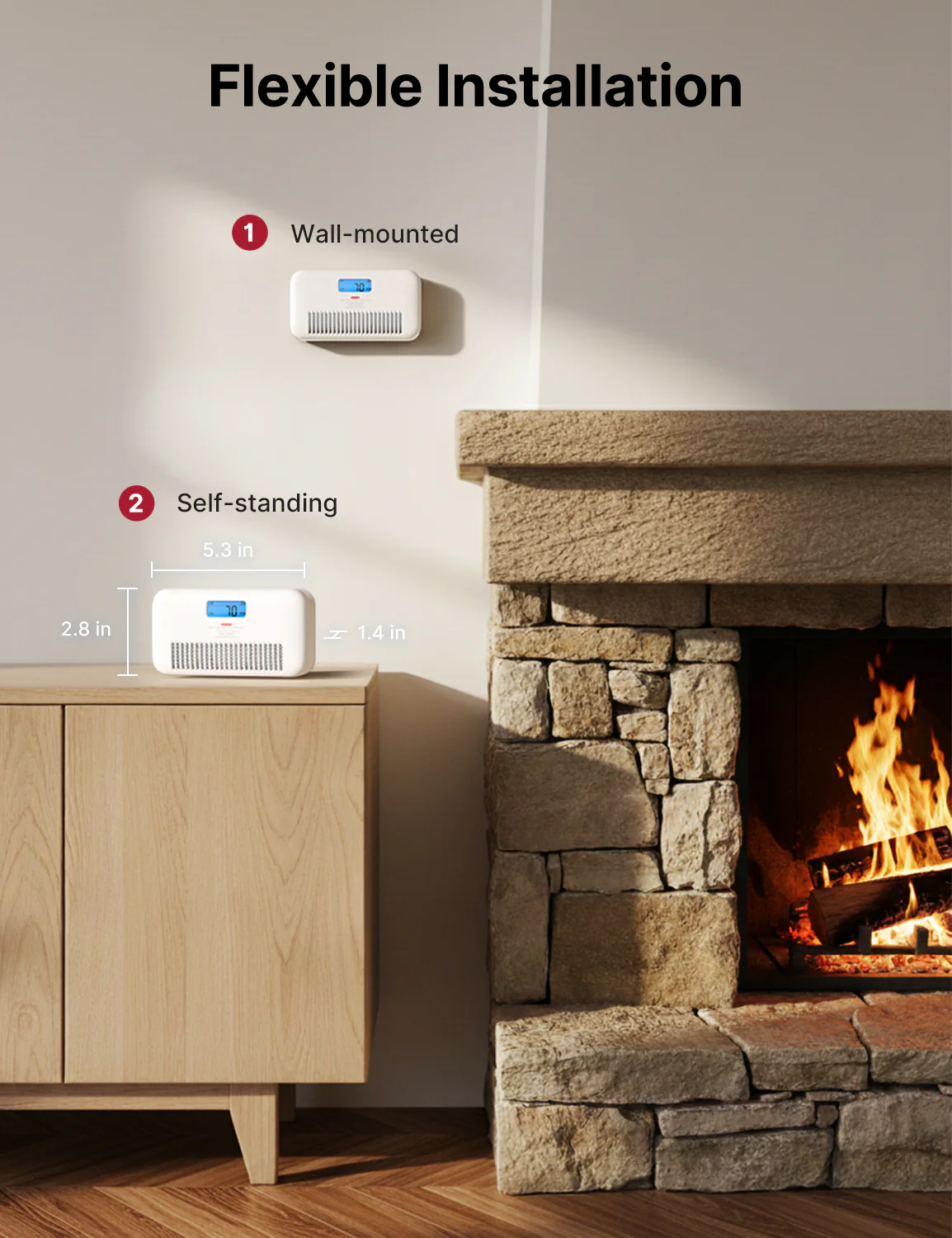 XC0M-iR Smart Carbon Monoxide Alarm with Voice Alerts - Image 6