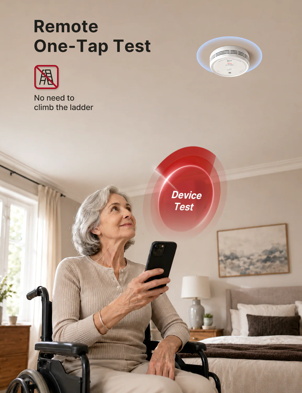 XP0J-iA Smart Hardwired Smoke and CO Alarm with Voice Alerts - Image 7