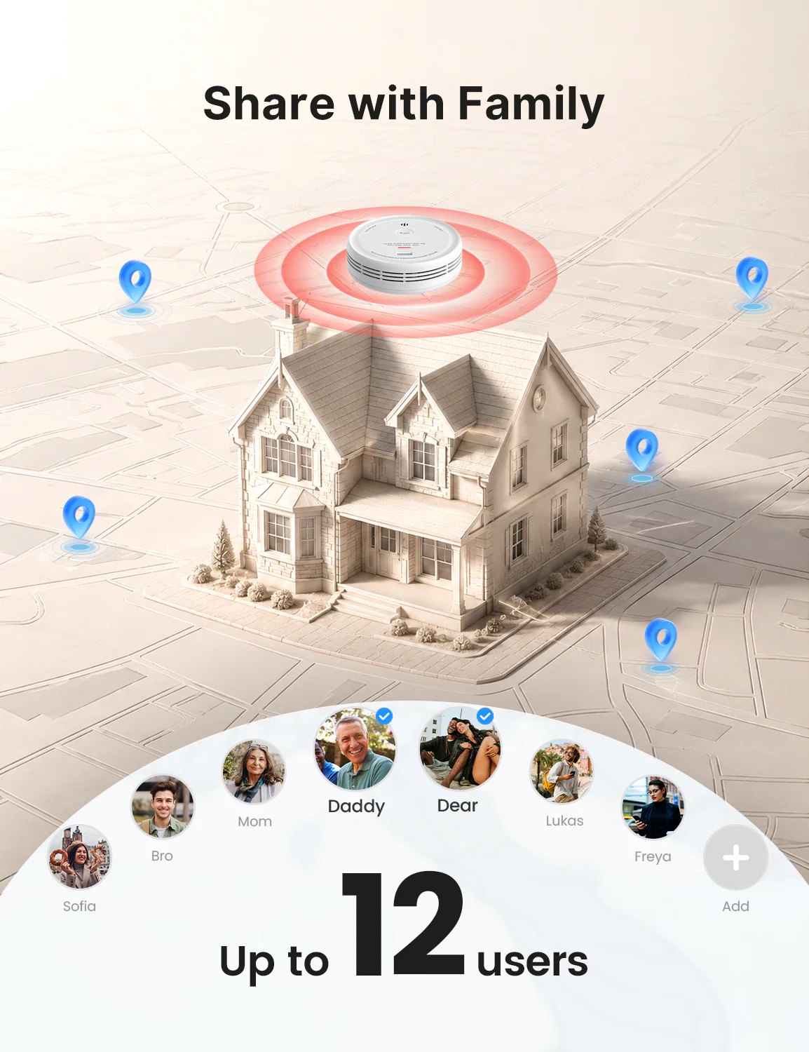 XP0J-iA Smart Hardwired Smoke and CO Alarm with Voice Alerts - Image 8