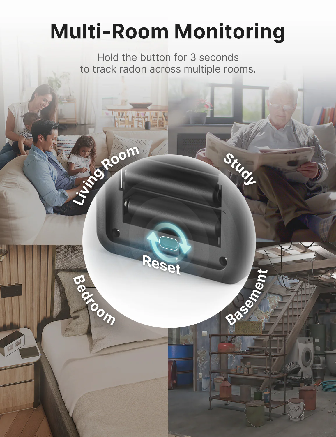 XR0A-SR Radon Detector (Black) - Image 5